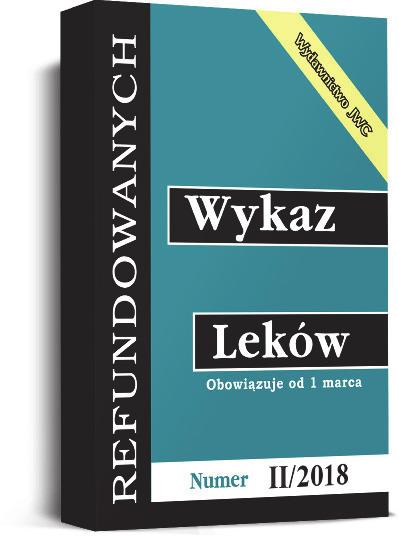 Opracowanie zmian w wykazach leków refundowanych według projektu obwieszczenia, opublikowanego na stronach MZ 20 lutego 2018 r. Zmiany obowiązują od 1 marca. Preparaty dodane i usunięte.