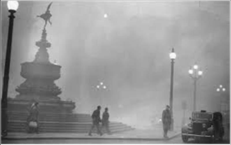 Smog Londyński od 5 do 9 grudnia 1952 ponad 4