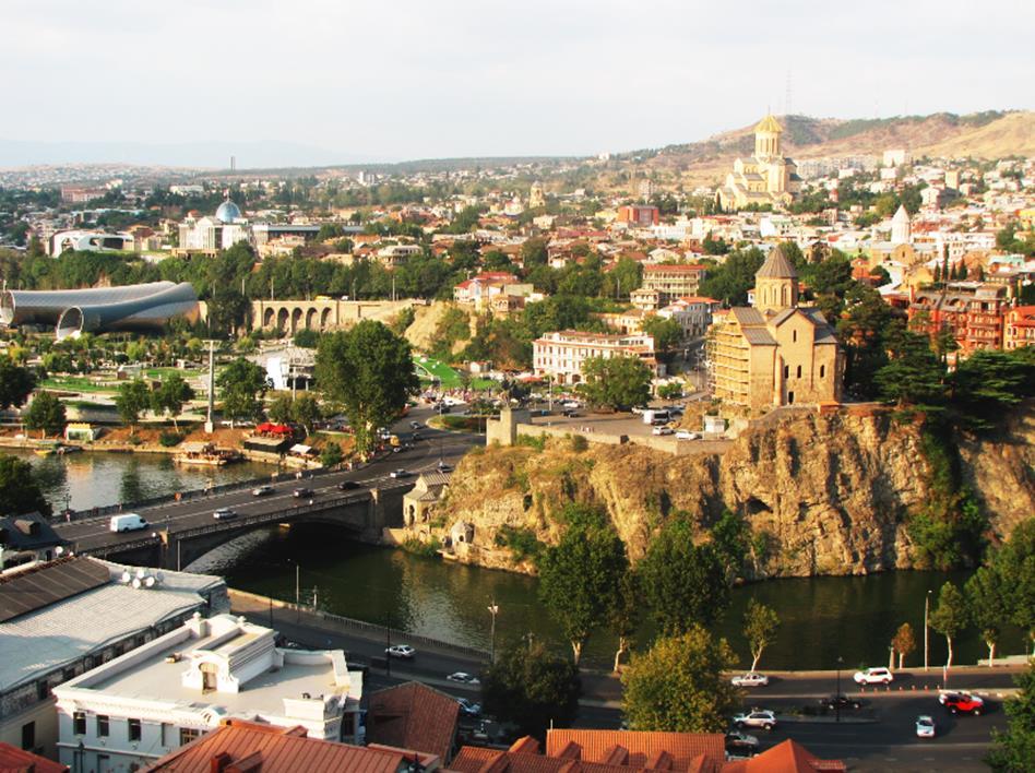 Fot.13 panorama Tbilisi