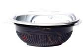 4) OPAKOWANIA DO SUSHI CZARNE 寿司容器器黒巻き寿司 用 50 szt. (21.7 x 9 cm) x (10 w kart.