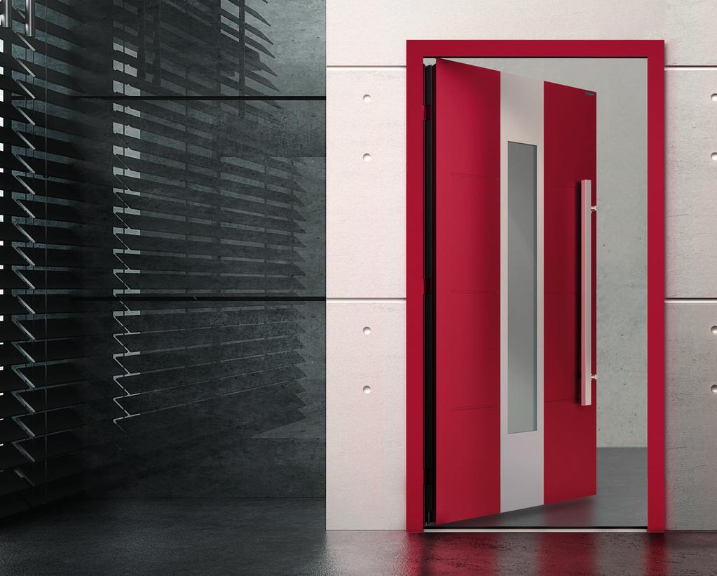 Wybierz drzwi dla siebie DRZWI CREO Drzwi aluminiowe charakteryzuje duża wytrzymałość i