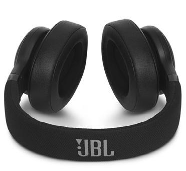 8 Bezprzewodowe słuchawki nauszne JBL E55BT Kolor: czarny Bezprzewodowe słuchawki wokółuszne, półotwarte, łącze Bluetooth 4.0.