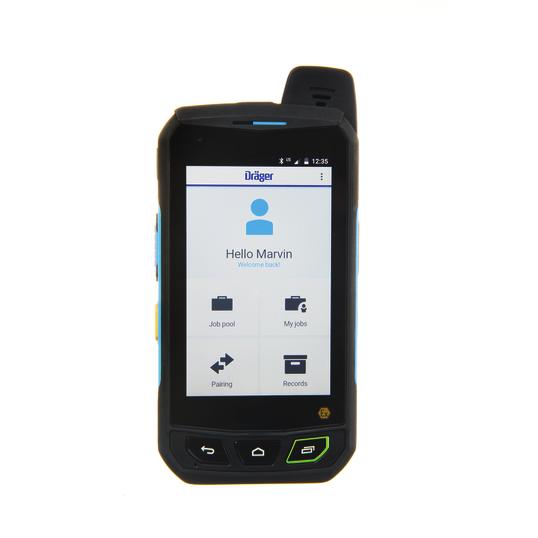 04 Dräger CSE Connect Komponenty systemu D-27415-2017 CSE Connect Mobile W aplikacji CSE Connect Mobile na system Android użytkownik może wybierać i edytować zadania pomiarowe.