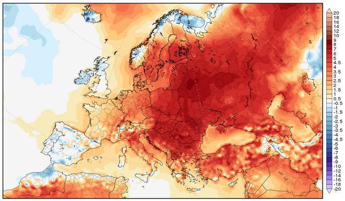 (st.c): Odchylenie wielkości opadów atmosferycznych od normy w Polsce i krajach