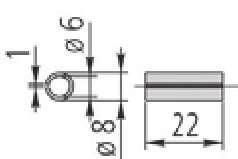 Wyposażenie opcjonalne dla Linear Height 1. Blok do kalibracji średnicy sondy 12AAA787 Blok do ustawczy dla średnicy sondy (do stosowania z sondą stożkową) 227,00 2.