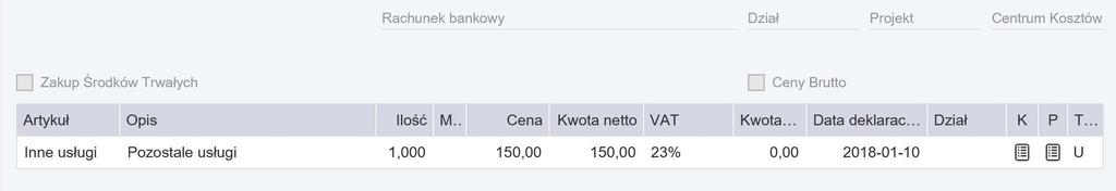 Listę krajów dostępną po rozwinięciu listy rozwijanej Kraje, w karcie dostawcy, można edytować przechodząc do Ustawienia > Ustawienia Ogólne > Kraje.