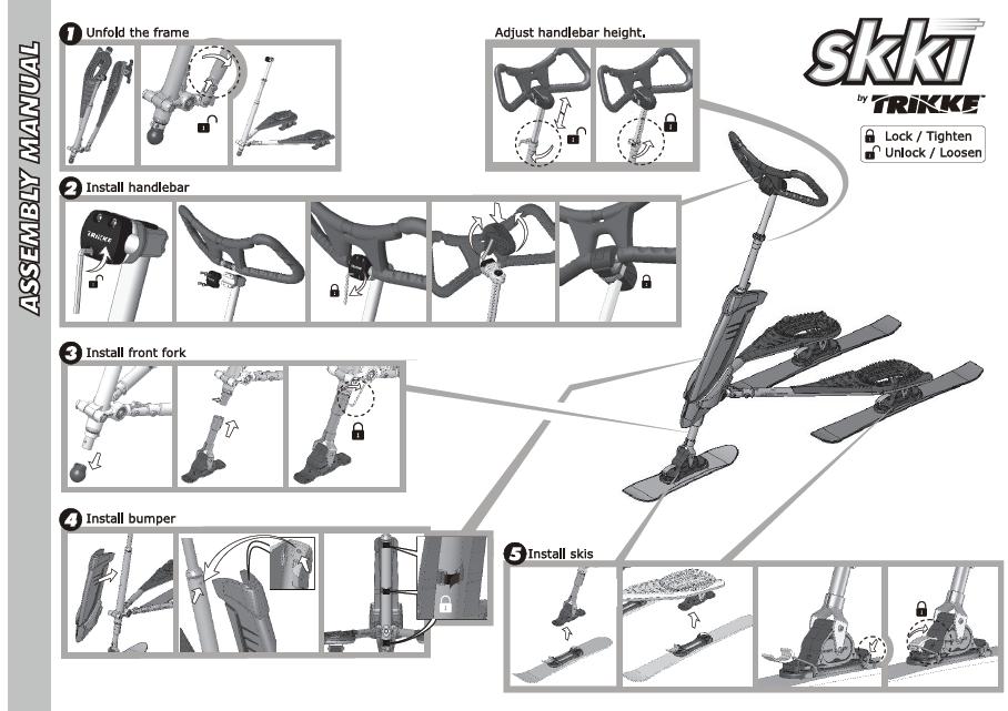 Informacja o Patencie i Znaku Towarowym Wyginany Pojazd Trikke Skki i mechanizmy są chronione przez Trikke Tech, Inc.