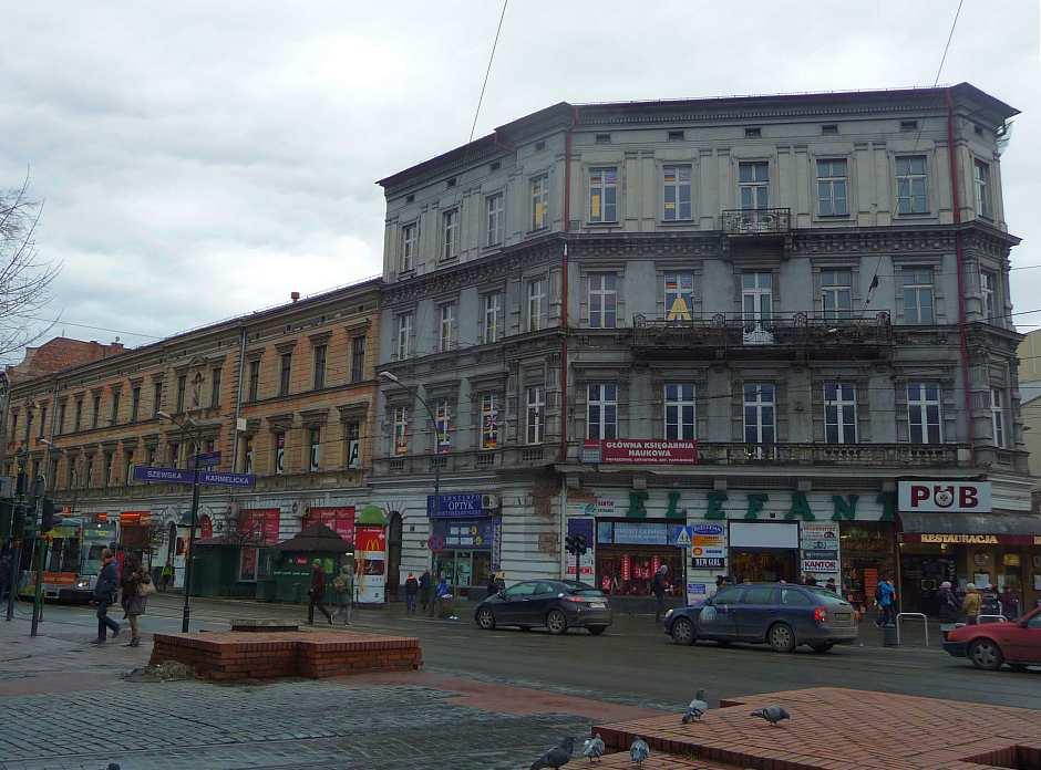 Kompleks zabudowań z ulicy Podwale 5-7, który w czasach PRL zajmował