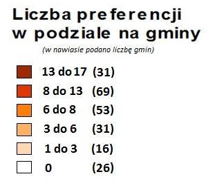 17 Sumy maksymalnie możliwych do uzyskania preferencji dla beneficjentów