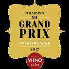 Wino zostało wyróżnione Grand Prix Magazynu Wino 2017 i otrzymało złoty medal w kategorii win