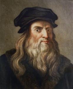 Leonardo da Vinci Leonardo da Vinci to włoski renesansowy malarz, architekt, filozof, muzyk, pisarz, odkrywca, matematyk, mechanik, anatom, wynalazca, geolog, rzeźbiarz.