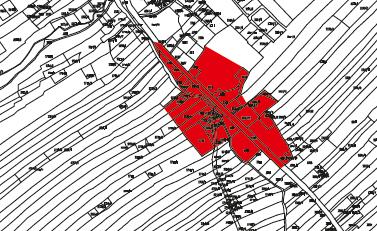 Rycina 3. Podobszar nr 1 Iwkowa Źródło: opracowanie własne 3.3.2 Podobszar nr 2 Iwkowa W wyniku przeprowadzonej diagnozy w poszczególnych sferach całe sołectwo otrzymało wynik kwalifikujący obszar jako zdegradowany.