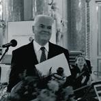Tadeusz Chrzanowski przewodniczący Społecznego Komitetu Odnowy Zabytków Krakowa, powołanego w celu ochrony historycznej