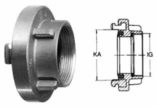 Adaptor z gwintem wewn.