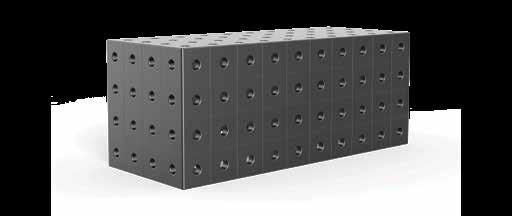 KĄTOWNIKI 28 Blok typu-u 400/400 Blok typu-u 400/400 (bok 400 mm) wykorzystuje się jako idealne rozszerzenie stołu, do tworzenia konfiguracji pionowych, stanowi także mocne połączenie dwóch stołów