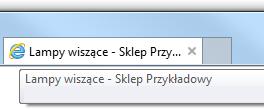 - @GroupPath@ - Nazwa grupy wybranego towaru - nazwa grupy nadrzędnej - @ProducerName@ - Nazwa producenta - @ProductPrice@ - Cena i waluta towaru - @DefaultGroupName@ - Grupa domyślna wybranego