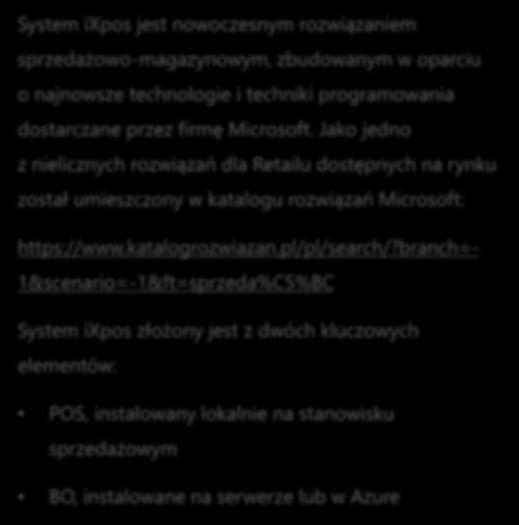 katalogu rozwiązań Microsoft: https://www.katalogrozwiazan.pl/pl/search/?