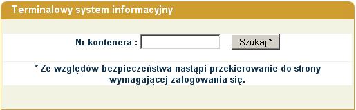 6. Terminalowy system Informacyjny.