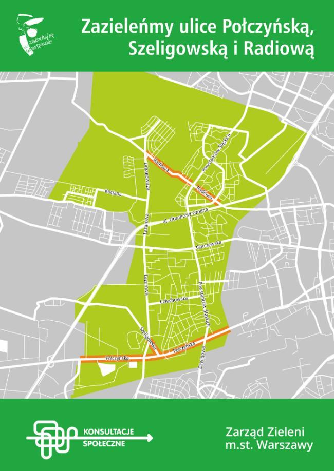 O PROJEKCIE Dzięki zainicjowanemu przez Miasto Stołeczne Warszawa projektowi Zielone Ulice, największe stołeczne arterie zyskają nowe oblicze.