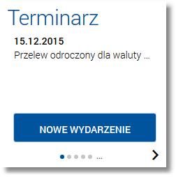 6 Terminarz Miniaplikacja Terminarz umożliwia przeglądanie terminarza wydarzeń.