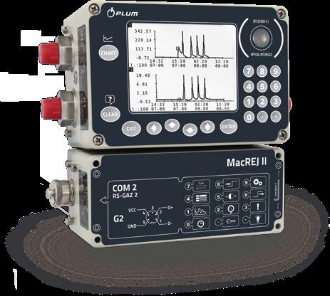 MacREJ II rejestrator ciśnienia MacREJ II MacREJ II to zaawansowany manometr przeznaczony do monitorowania i sterowania urządzeniami technologicznymi w systemach telemetrii.