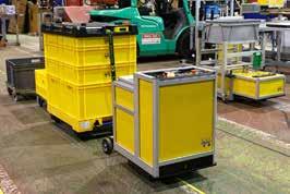 Sterowane automatycznie, samojezdne wózki CASSIOLI przeznaczone są do transportu jednostek magazynowych w określonych branżach przemysłowych, o wysokim poziomie automatyzacji, w których przepływy