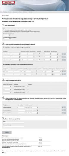 obliczeniowemu fi rmy Hensel ustalenie strat mocy jest ułatwione i szybkie. Narzędzie dostępne na stronie: www.hensel-electric.