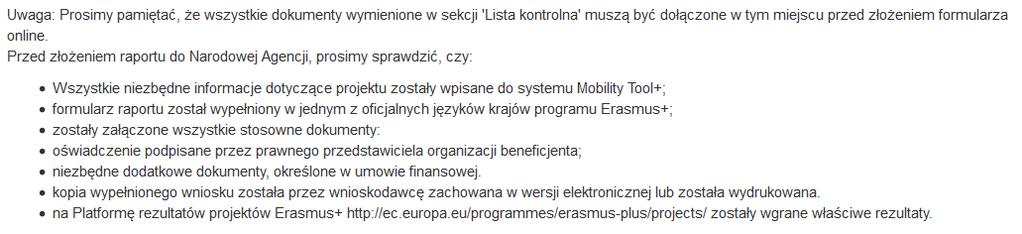 2. Faktury/rachunki poświadczające wydatki w ramach kategorii koszty nadzwyczajne (jeśli dotyczy).