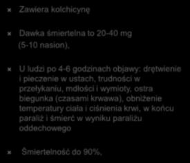 uwalnianiu się podjednostek tubulinowych, które stale rosną, a nie są w stanie się skraca Leki antynowotworowe (antymitotyczne)