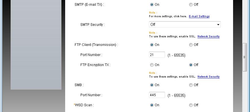 Instalacja i konfiguracja urządzenia > Embedded Web Server RX 2