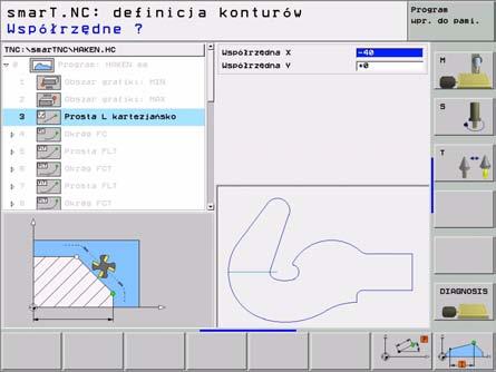 Definiowanie konturów Podstawy Kontury s definiowane zasadniczo w oddzielnych plikach (typ pliku.hc). Ponieważ pliki.