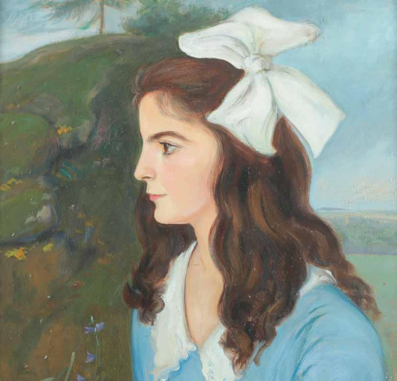 Wlastimil Hofman (1881 1970), Portret dziewczynki, 1935 r.
