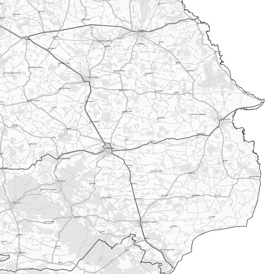 Zadania ujęte w PBDK w perspektywie finansowej 2014-2023 Budowa drogi ekspresowej S17 odcinek Piaski Hrebenne (z dobudową II jezdni na obw.