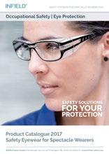 6 Technologia zauszników okularowych Zauszniki do okularów ochronnych Perfekcyjne dopasowanie: Zauszniki INFIELD Safety 7 Technologia szybek ochronnych Szybki przeciemnione Objaśnienia i dane