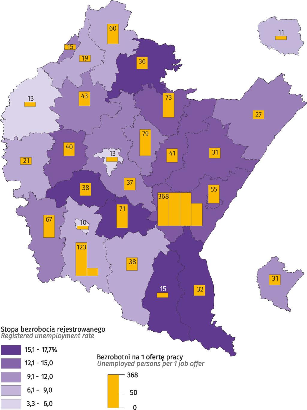 RZESZÓW NA TLE WOJEWÓDZTWA PODKARPACKIEGO Mapa 2. Map 2.