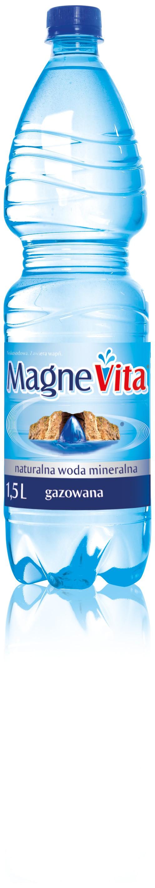Dbając o potrzeby klientów w ofercie znajdą Państwo niegazowaną wodę mineralną MagneVita w opakowaniach 6l, 1,5l i 0,5l.