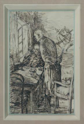 józef mehoffer (1869-1946) studium MężCzyzny Ołówek,