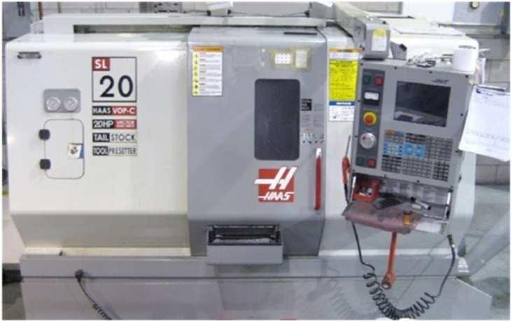 Rys. 42. Centrum tokarskie Haas SL20 Pomiaru odchyłki wymiaru Δw średnicy podczas toczenia dokonano passametrem firmy Kinex (rys. 43).