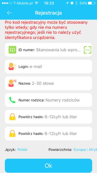 1. Zainstaluj aplikację SeTracker ze sklepu Google Play lub AppStore w zależności jaki smartphone