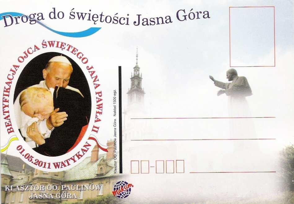 NOTATKI NOTATKI Bdx-01 2011 NOTATKI wydawca Klasztor OO Paulinów Jasna Góra. Nakład 1500 egz.