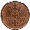 241 Zestaw inwestycyjny 3 sztuk 2 grosze 1938 Zestaw inwestycyjny zawiera 3 sztuki monet 2 grosze 1938 o nocie MS65RD. Mennicze monety z rolki zawsze stanowiły i będą stanowić wspaniałą inwestycję.