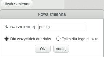 Duszki z napisami oraz kostium duszka-koszyka przygotowujemy samodzielnie lub pobieramy z internetu (pliki kostium_wygrana.svg, kostium_przegrana.svg, kostium_koszyk.svg).