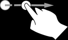 Podwójne dotknięcie Dwukrotnie i szybko dotknij ekran palcem. Przykład wykorzystania: przybliżanie.