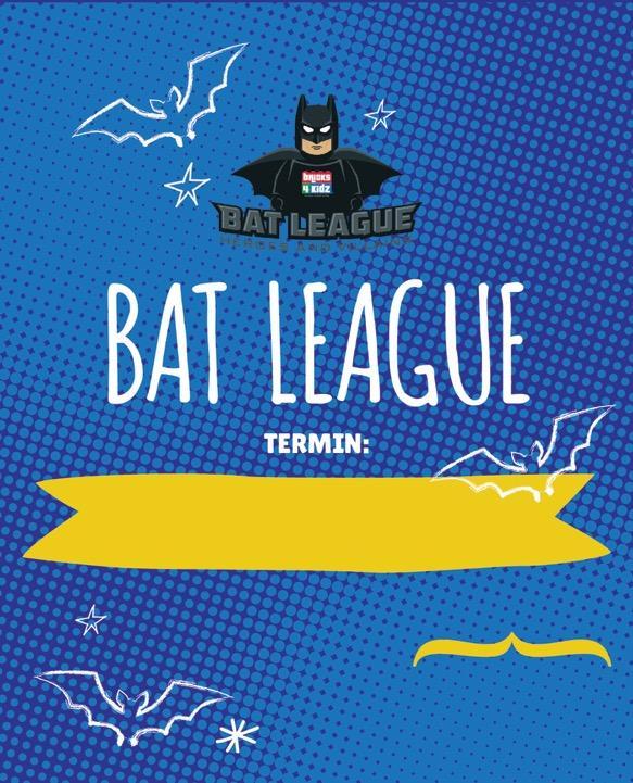 BAT LEAGUE [dzieci 5-9 lat] Zabierzemy dzieci w przygodę do miasta, w którym rządzi niebezpieczny Joker. Na szczęście jest BATMAN, który wychodzi każdej nocy, aby walczyć ze złoczyńcami!