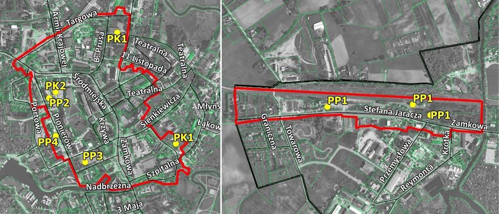 7.1. K O M P L E M E N T A R N O Ś Ć P R Z E S T R Z E N N A Projekty zaplanowane w ramach procesu rewitalizacji są skoncentrowane przestrzennie ich realizacja będzie miała miejsce wyłącznie na