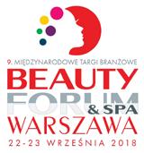 AKTUALNOŚCI Zapraszamy TARGI, SYMPOZJA, KONGRESY TARGI BEAUTY FORUM & SPA WARSZAWA 22 23 WRZEŚNIA 2018 TARGI Kosmetyczne i