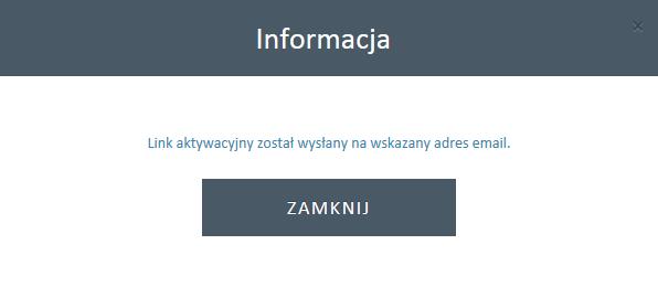 Na wskazany adres mailowy zostanie wysłany link, aktywujący konto w aplikacji lei.kdpw.pl. Kliknięcie na link spowoduje przekierowanie do strony https://lei.kdpw.pl i wyświetlenie się komunikatu o potwierdzonym adresie mailowym.