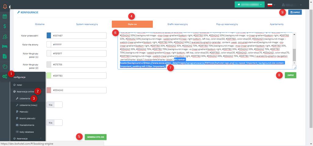 4.3) System KWHotel Booking Engine