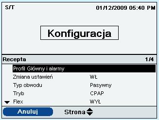 84 Aktualizacja recept za pomocą karty SD W systemie Trilogy100 można aktualizować receptę pacjenta za pomocą karty SD.