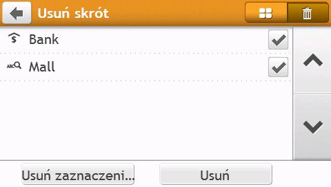 stuknij Jak dostosować kategorie wyszukiwania? 1. Na ekranie Menu główne stuknij przycisk. Pojawi się ekran W POBLIŻU. 2. Stuknij pozycję. 3.